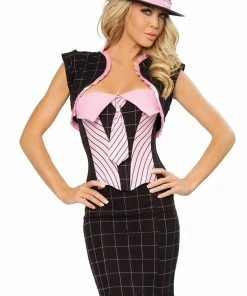 J. Valentine Old School Gangster Costume