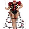 Party King Plus Size Caged Heart Queen Costume -Sexy Halloween Costumes Sales unnamed file 151