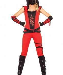 Leg Avenue Red Dragon Assassin Ninja Costume