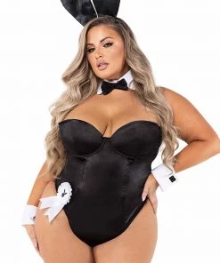Roma Costume Plus Size Classic Playboy Bunny Costume -Sexy Halloween Costumes Sales unnamed file 173