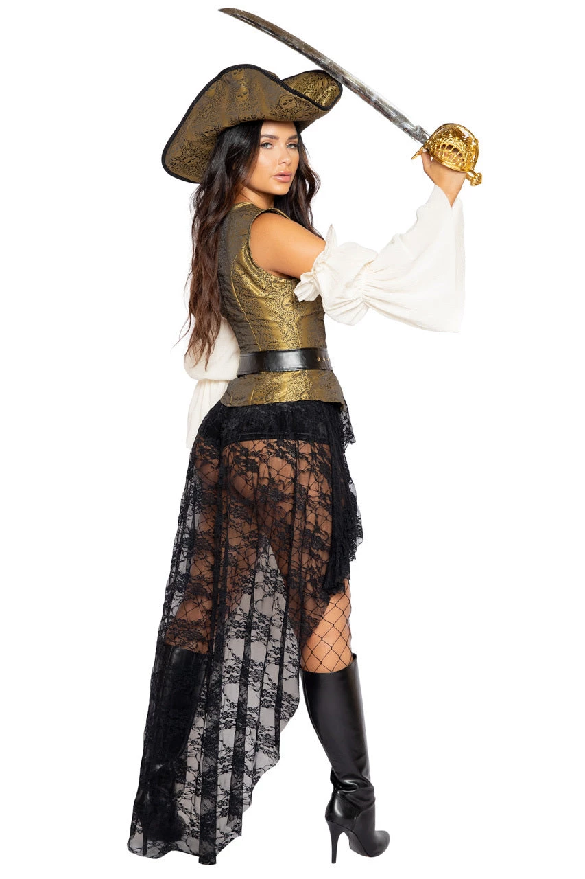 Roma Costume Pirate Queen Costume 4 Roma Costume Pirate Queen Costume - Image 2