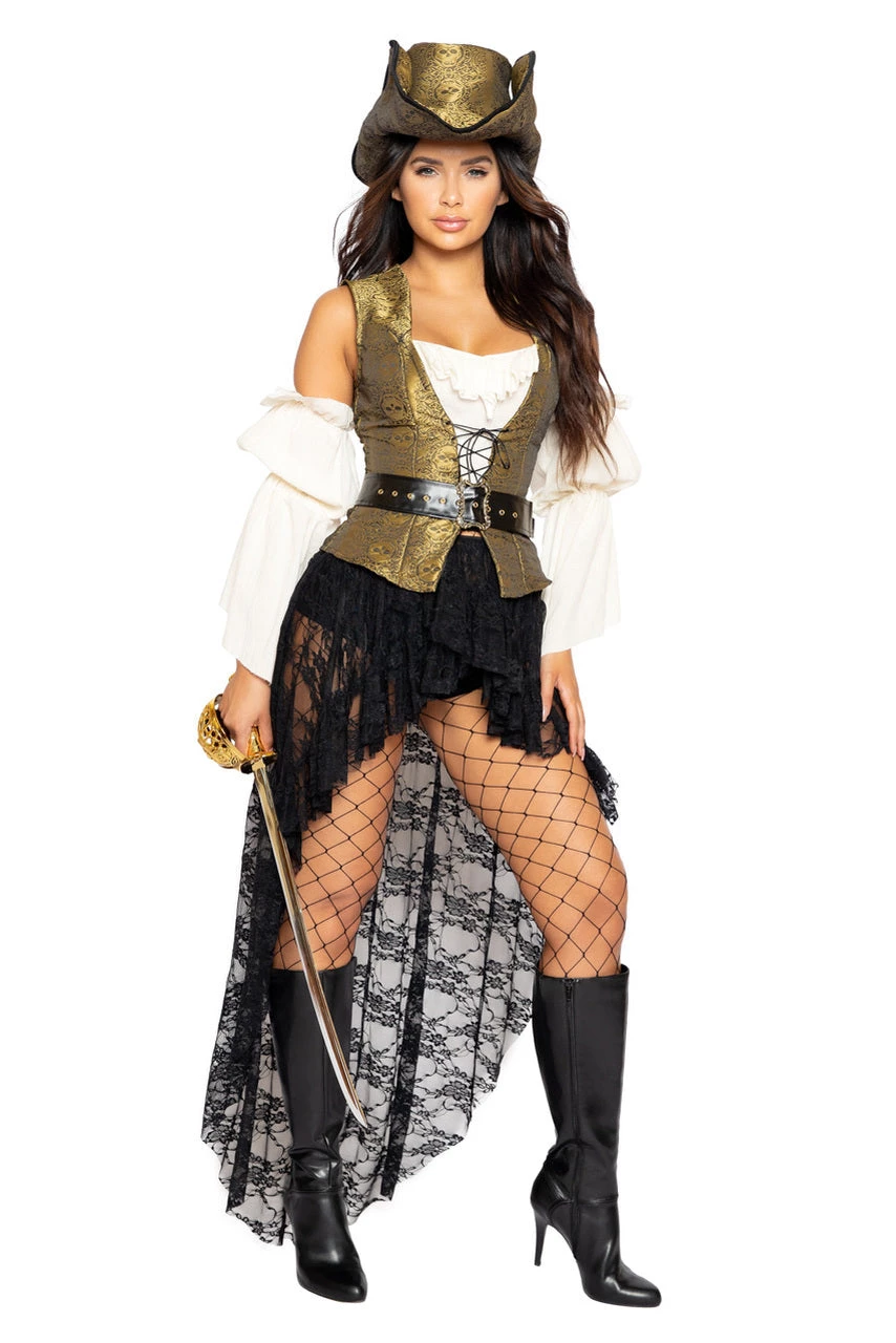 Roma Costume Pirate Queen Costume 10 Roma Costume Pirate Queen Costume - Image 8