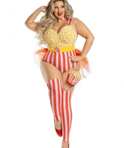 Party King Plus Size POP Babe Popcorn Costume