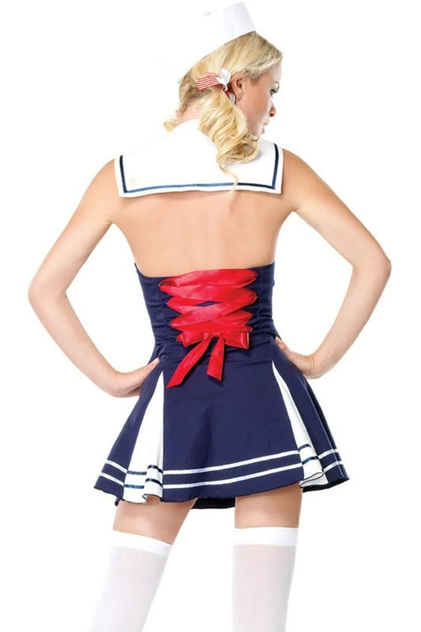 Leg Avenue Wayward Sailor Halloween Dress Outfit 4 Leg Avenue Wayward Sailor Halloween Dress Outfit - Image 2