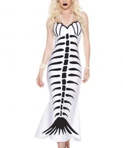 Music Legs Drop Dead Siren Skeleton Costume