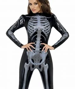 Fever Skeleton Catsuit Costume -Sexy Halloween Costumes Sales unnamed file 2289
