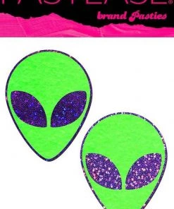 PASTEASE Brand Pasties Glitter Alien Pasties -Sexy Halloween Costumes Sales unnamed file 2381