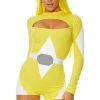Forplay Yellow Power Move Superhero Costume