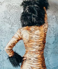 3WISHES Metallic Hooded Tiger Costume -Sexy Halloween Costumes Sales unnamed file 2532