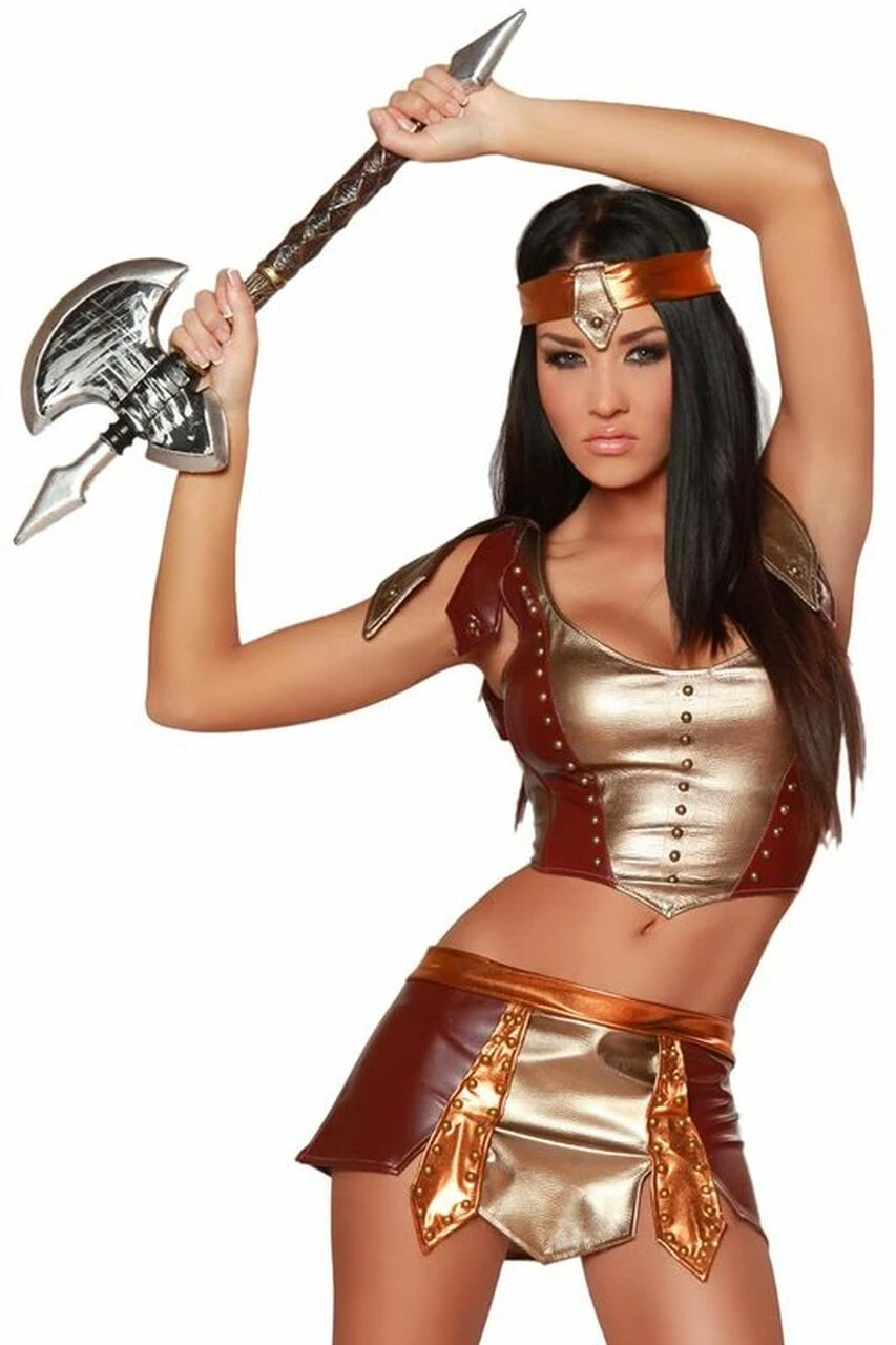3WISHES Warrior Maiden Halloween Costume 5 3WISHES Warrior Maiden Halloween Costume - Image 3