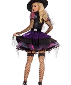 Party King Amethyst Pentagram Witch Costume -Sexy Halloween Costumes Sales unnamed file 2817