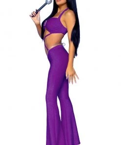 Leg Avenue Purple Pop Star Costume -Sexy Halloween Costumes Sales unnamed file 2926