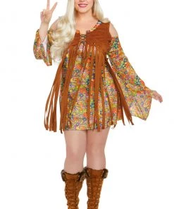 Dreamgirl Plus Size Pure Hippie Costume -Sexy Halloween Costumes Sales unnamed file 2996