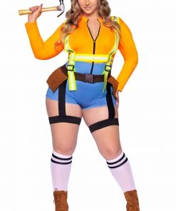 Leg Avenue Plus Size Nailed It Construction Worker Costume
