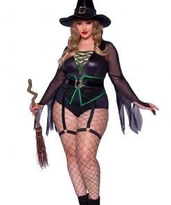 Leg Avenue Plus Size Broomstick Babe Costume 9 Leg Avenue Plus Size Broomstick Babe Costume -Sexy Halloween Costumes Sales unnamed file 3142