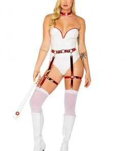 Roma Naughty Vinyl Nurse Costume