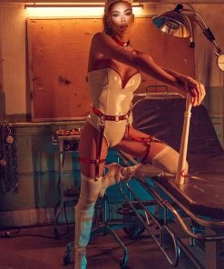 Roma Naughty Vinyl Nurse Costume -Sexy Halloween Costumes Sales unnamed file 3175