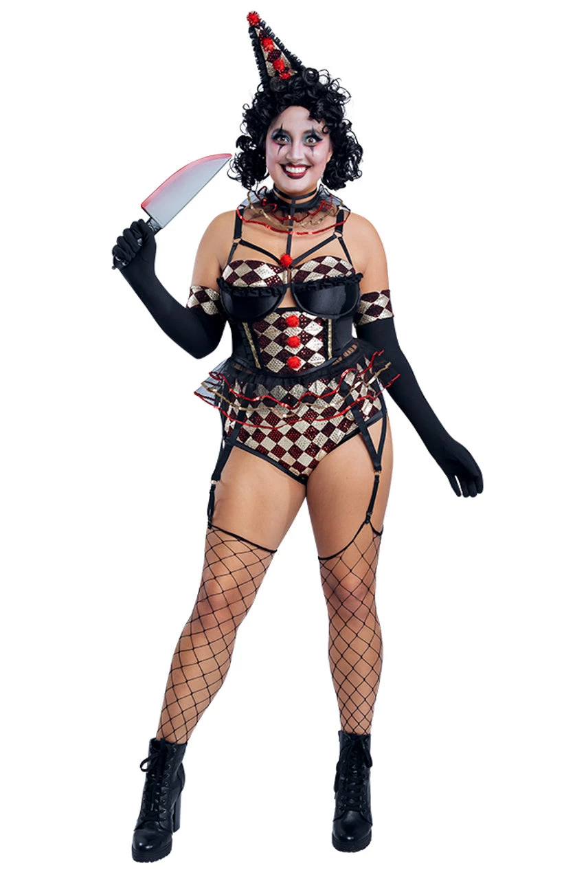 Starline Plus Size Killer Clown Costume 3 Starline Plus Size Killer Clown Costume