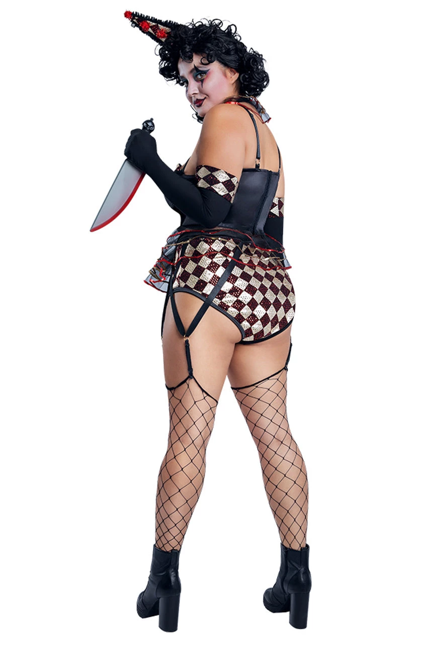 Starline Plus Size Killer Clown Costume 4 Starline Plus Size Killer Clown Costume - Image 2