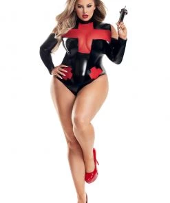 Party King Plus Size Pulse Nurse Costume