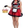 Starline Plus Size Little Miss Red Halloween Costume