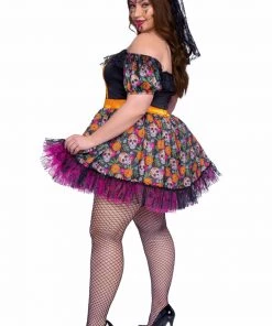 Leg Avenue Plus Size Marigold Catrina Costume -Sexy Halloween Costumes Sales unnamed file 3295
