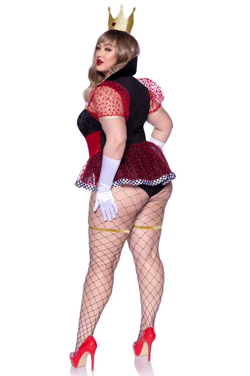 Leg Avenue Plus Size Ravishing Red Queen Costume 4 Leg Avenue Plus Size Ravishing Red Queen Costume - Image 2