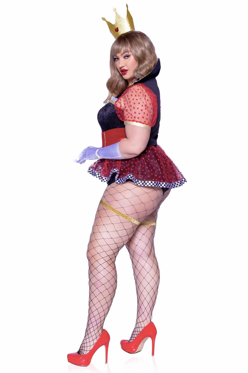 Leg Avenue Plus Size Ravishing Red Queen Costume 5 Leg Avenue Plus Size Ravishing Red Queen Costume - Image 3