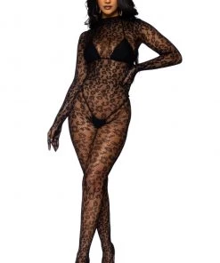 Leg Avenue Seamless Leopard Catsuit