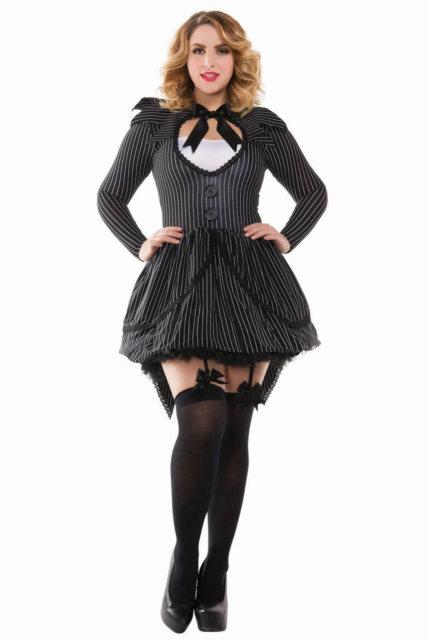 Party King Plus Size Bad Dreams Babe Costume 4 Party King Plus Size Bad Dreams Babe Costume - Image 2