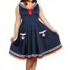 Dreamgirl Plus Size All Aboard Sailor Costume -Sexy Halloween Costumes Sales unnamed file 3645