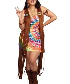 Dreamgirl Plus Size Hippie Hottie Costume