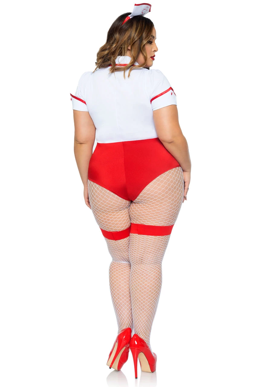 Leg Avenue Plus Size Nurse Feelgood Costume 5 Leg Avenue Plus Size Nurse Feelgood Costume - Image 3