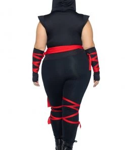 Leg Avenue Plus Size Deadly Ninja Costume With Face Mask -Sexy Halloween Costumes Sales unnamed file 3824