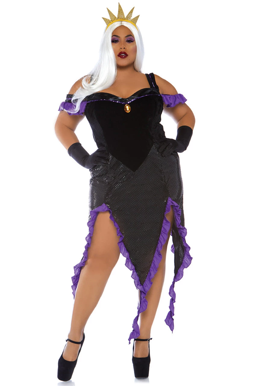 Leg Avenue Plus Size Sultry Sea Witch Costume 4 Leg Avenue Plus Size Sultry Sea Witch Costume - Image 2
