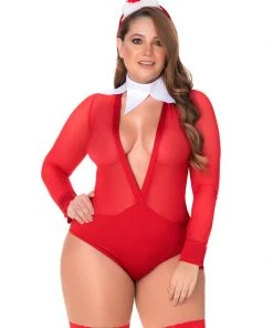 Mapalé Plus Size Sexy Elf Lingerie Set -Sexy Halloween Costumes Sales unnamed file 4065