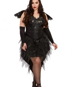 Dreamgirl Plus Size Angel Of Darkness Costume -Sexy Halloween Costumes Sales unnamed file 4071
