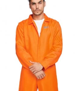 Leg Avenue Men's Prison Jumpsuit Costume