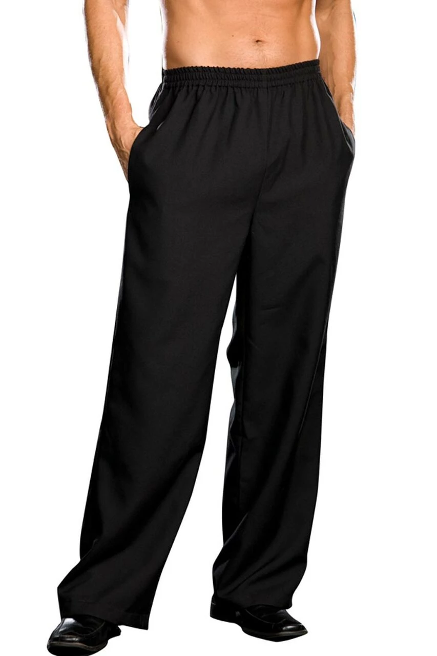 Dreamgirl Mens Basic Black Pants 3 Dreamgirl Mens Basic Black Pants