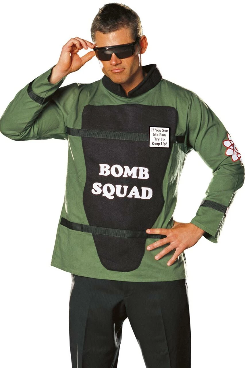 Dreamgirl Male Bomb Squad Costume 3 Dreamgirl Male Bomb Squad Costume
