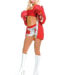 Music Legs Boxing Babe Costume