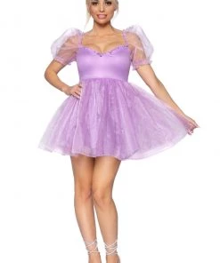 Leg Avenue Frosted Organza Princess Costume Dress -Sexy Halloween Costumes Sales unnamed file 48