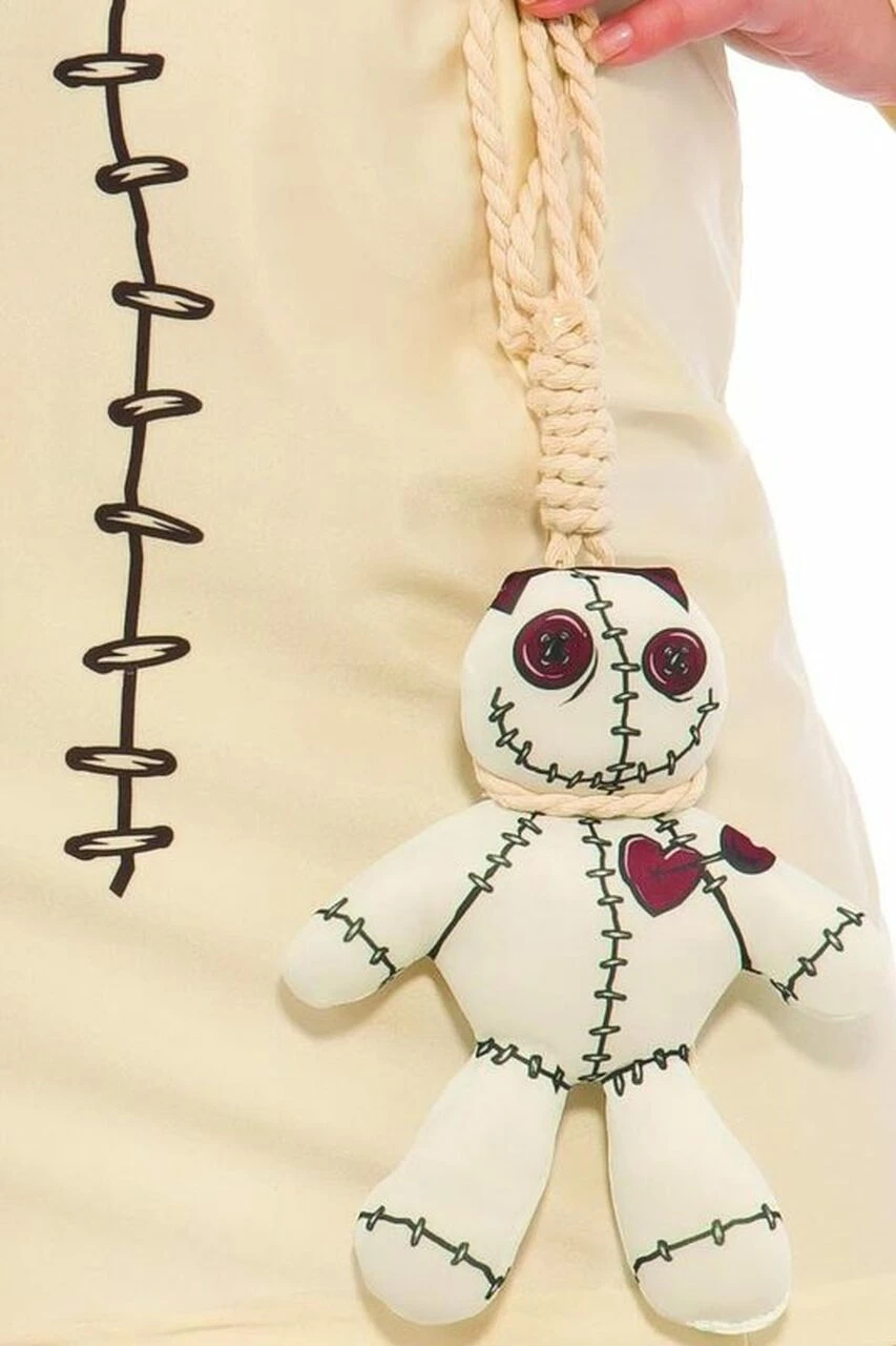 Rubie's Voodoo Doll Costume Dress 4 Rubie's Voodoo Doll Costume Dress - Image 2