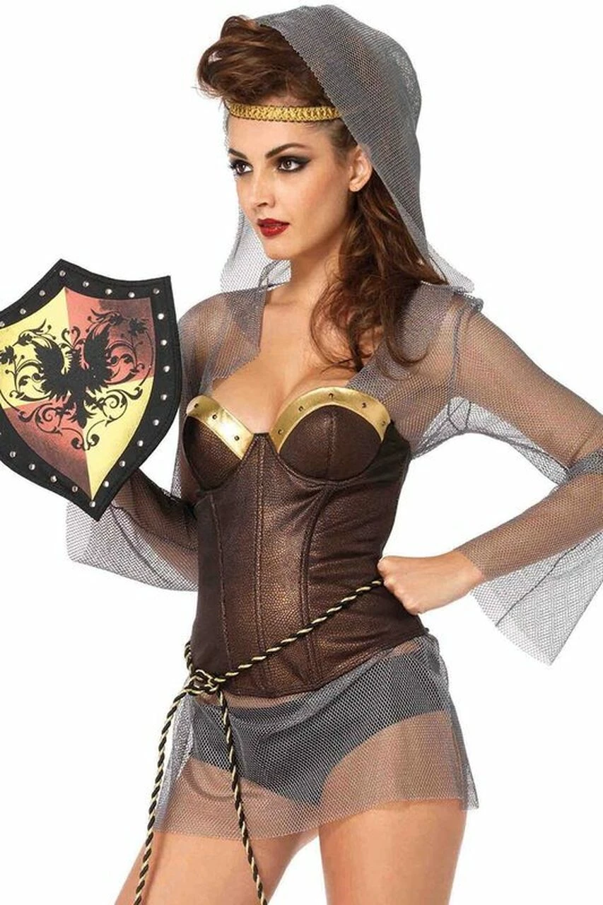 Leg Avenue Barbarian Bustier Costume Top 6 Leg Avenue Barbarian Bustier Costume Top - Image 4