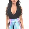 Daisy Corsets USA Blue/Purple Holo Fringe Skirt