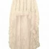 Daisy Corsets USA Ivory Lace Hi-Low Skirt