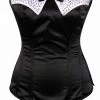 Daisy Corsets USA Formal Tuxedo Steel Boned Overbust Corset