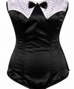 Daisy Corsets USA Formal Tuxedo Steel Boned Overbust Corset