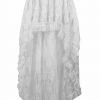Daisy Corsets USA White Lace Hi-Low Skirt 1 Daisy Corsets USA White Lace Hi-Low Skirt -Sexy Halloween Costumes Sales unnamed file 5311