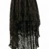 Daisy Corsets USA Brown Lace Hi-Low Gothic Skirt -Sexy Halloween Costumes Sales unnamed file 5324